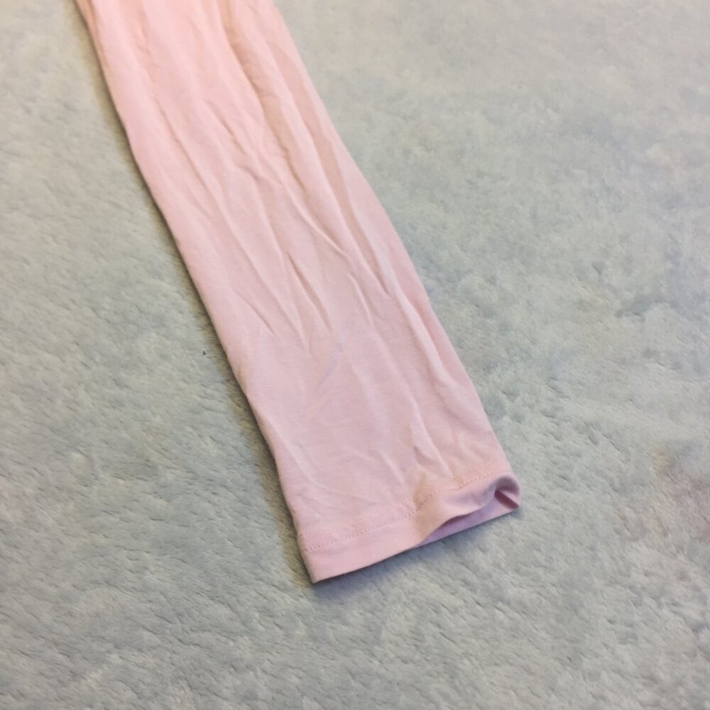 Lululemon Shirt Top Sz M Woman Pink Modal Silk Blend V-Neck Long Sleeve Athletic - Picture 14 of 14